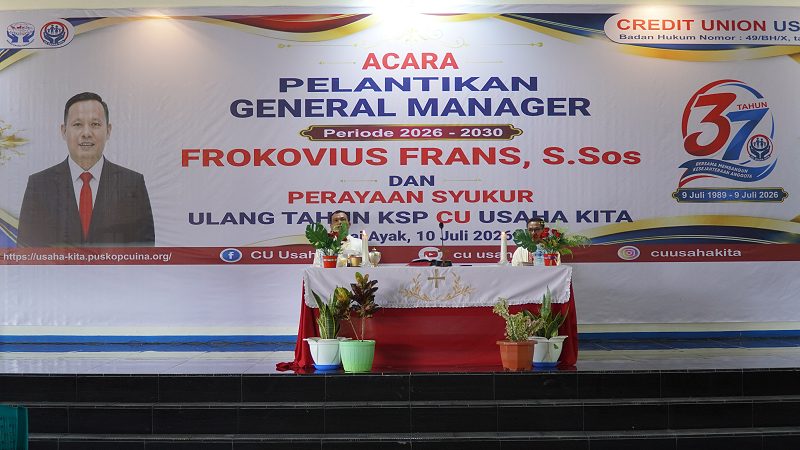 PELANTIKAN GM 2026 - 2030 PROKOVIUS FRANS, S.Sos & PERAYAAN SYUKUR ULANG TAHUN CU USAHA KITA KE 37